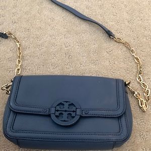 Tory Burch leather crossbody bag (and matching leather card case!)